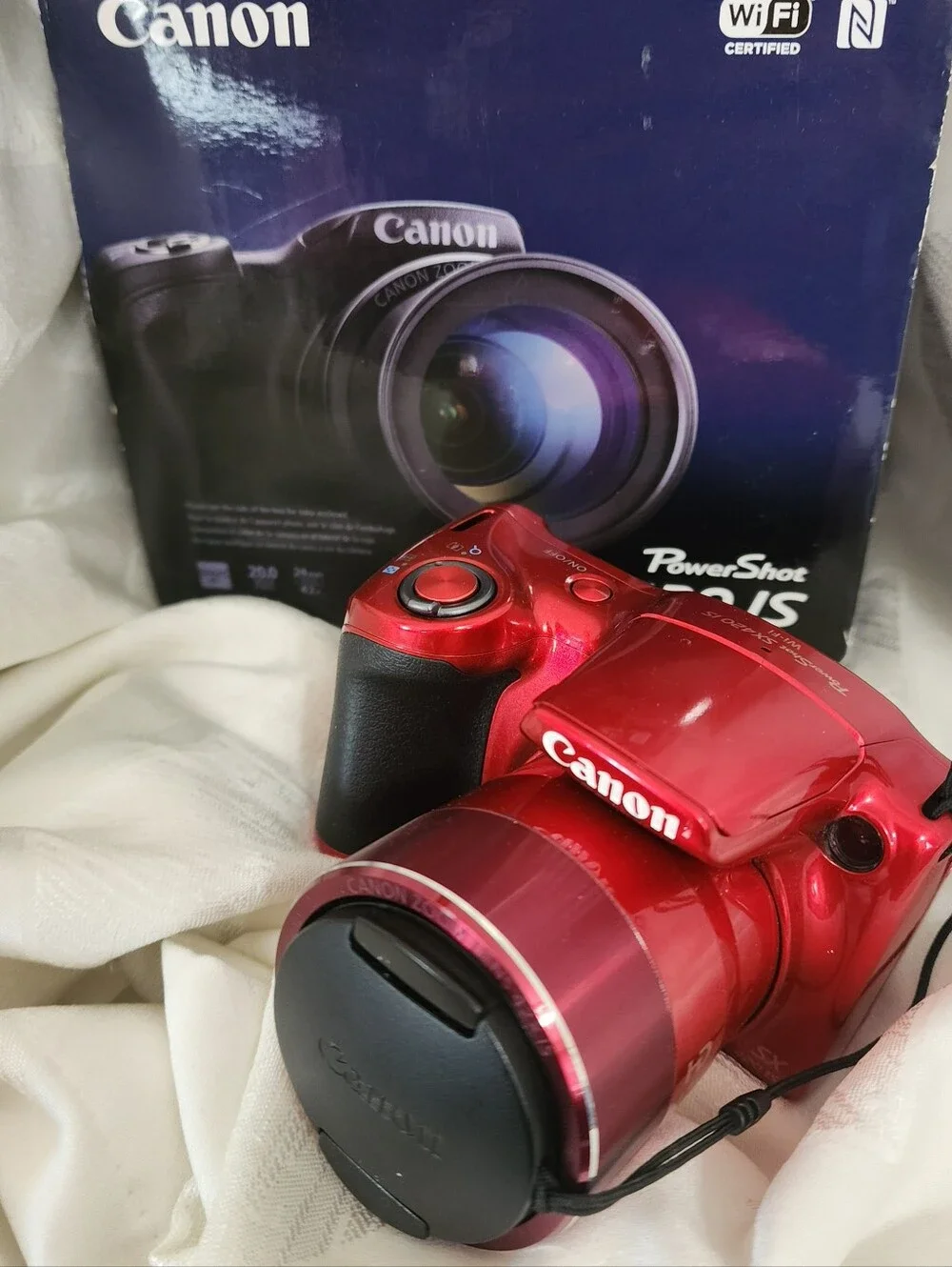 Canon PowerShot SX420 IS Digital Camera Red 42x Zoom 20.0mp